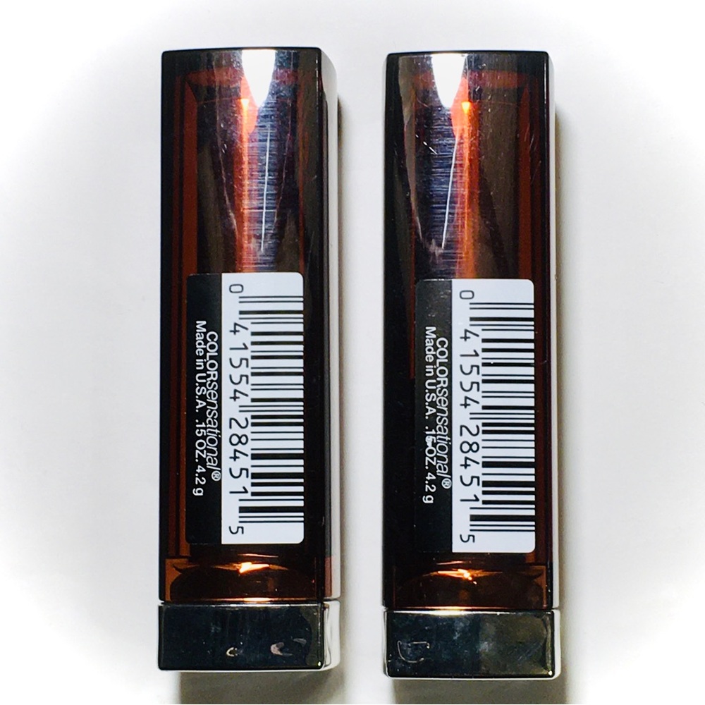 MAYBELLINE LIPSTICK 800 BRONZE METAL — Color Sensational BRAND NEW LOT OF 2 🤎 - Picture 2 of 6